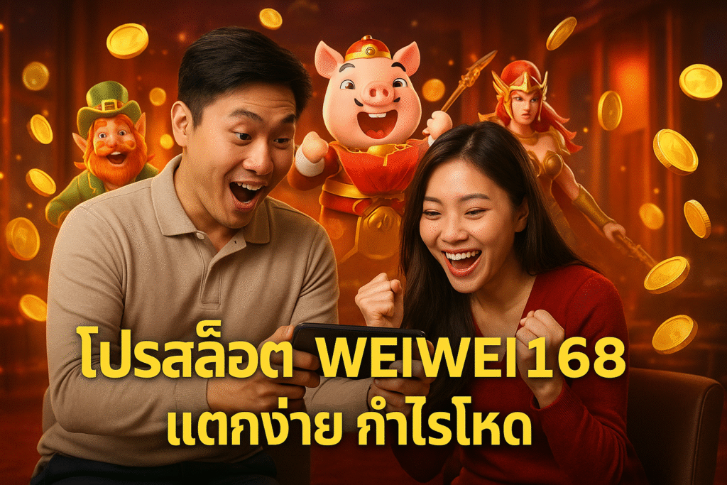 โปรสล็อต WEIWEI168 แตกง่าย กำไรโหด