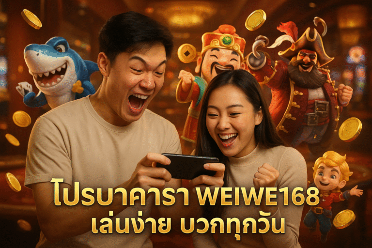 โปรบาคาร่า WEIWEI168 เล่นง่าย บวกทุกวัน
