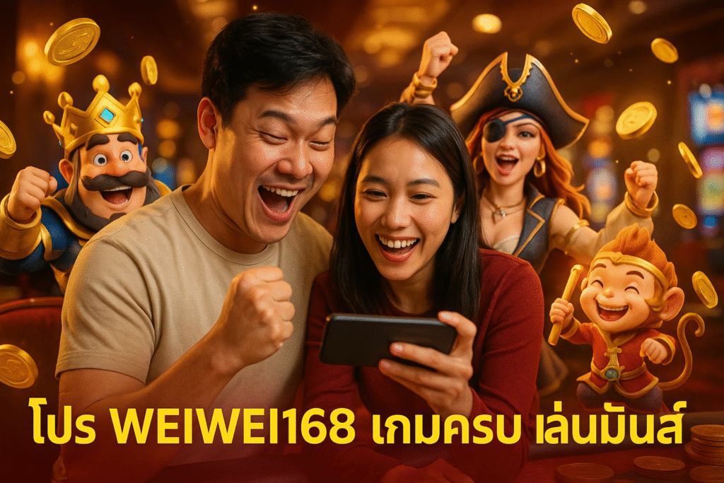 โปร WEIWEI168 เกมครบ เล่นมันส์
