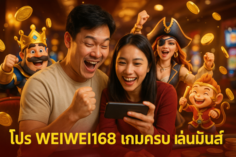 โปร WEIWEI168 เกมครบ เล่นมันส์