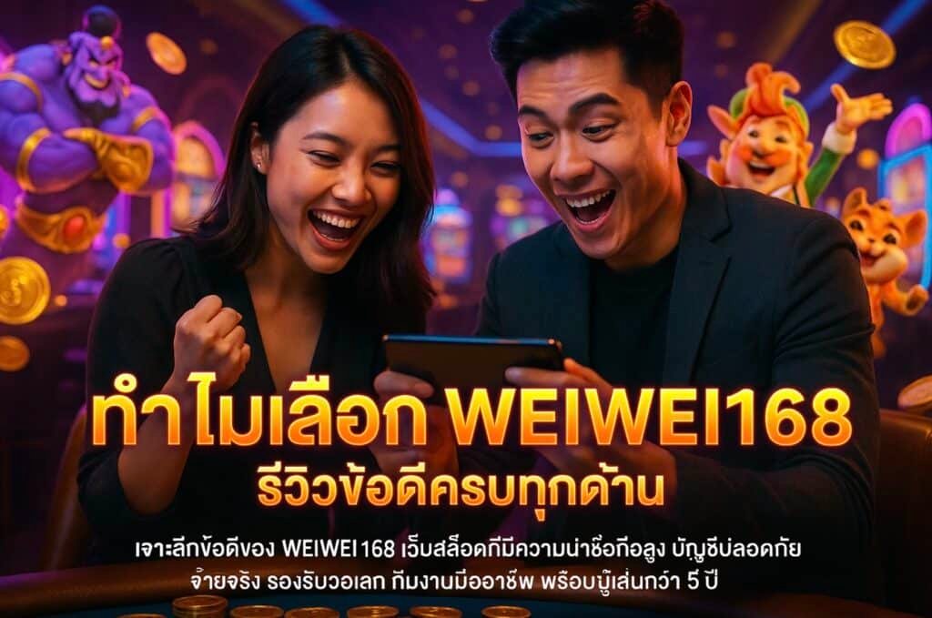 ทำไมเลือก WEIWEI168 รีวิวข้อดีครบทุกด้าน