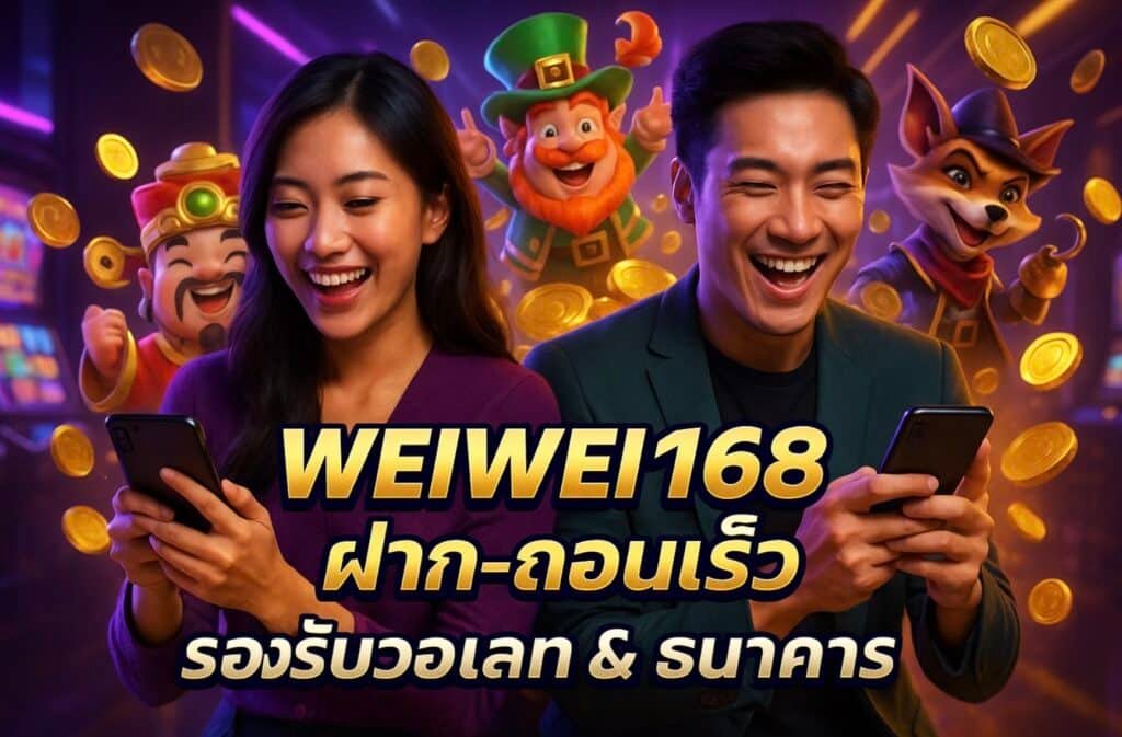 WEIWEI168 ฝาก-ถอนเร็ว รองรับวอเลท และ ธนาคาร